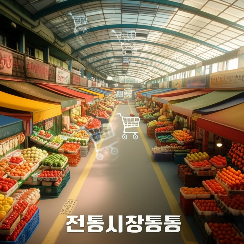 온누리상품권 사용처 지도 이미지
