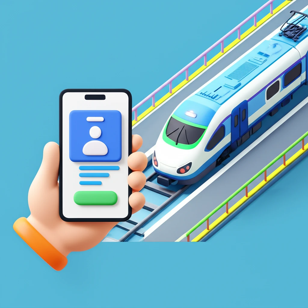 장항선 열차 승강장 전경