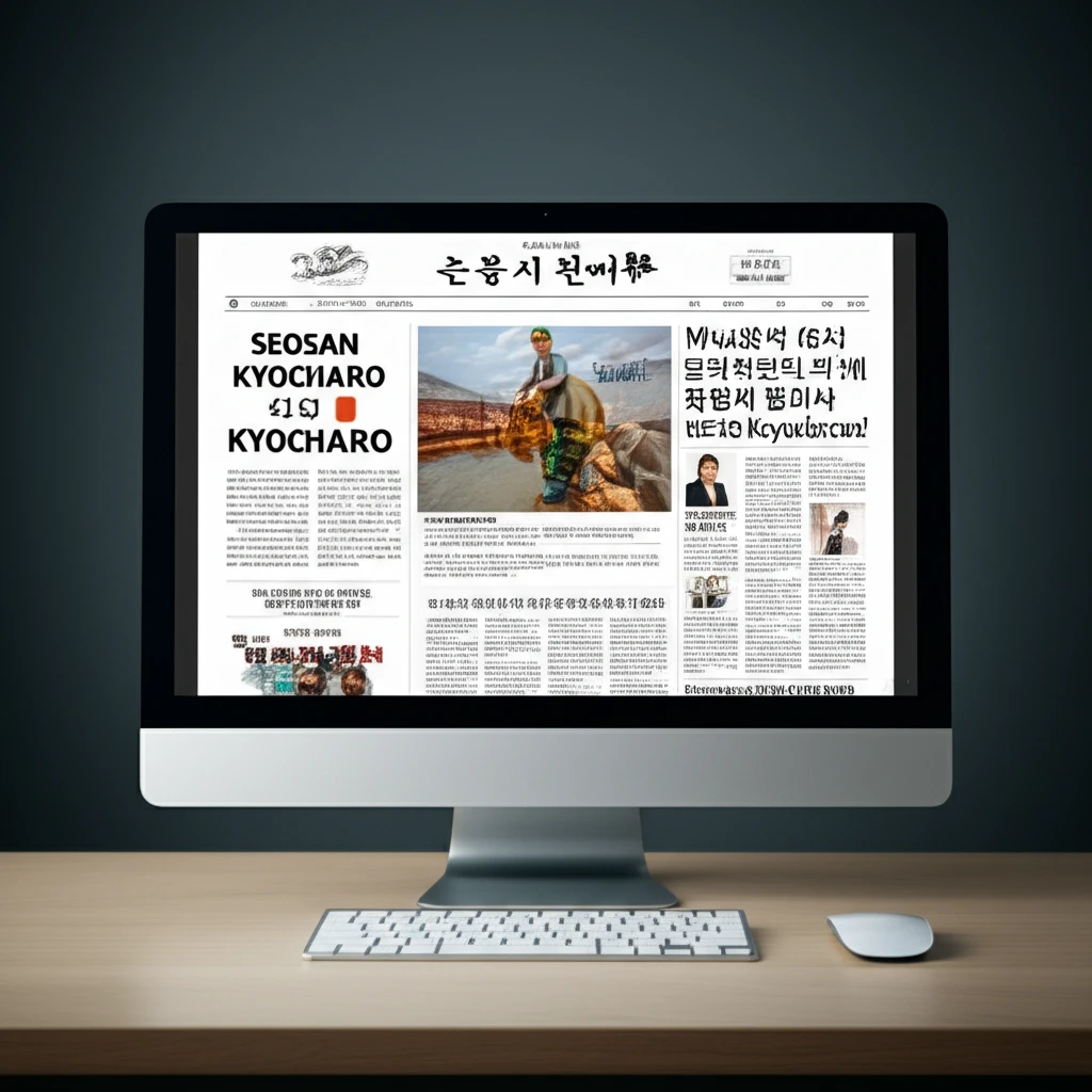 서산교차로 신문 그대로 보기 화면