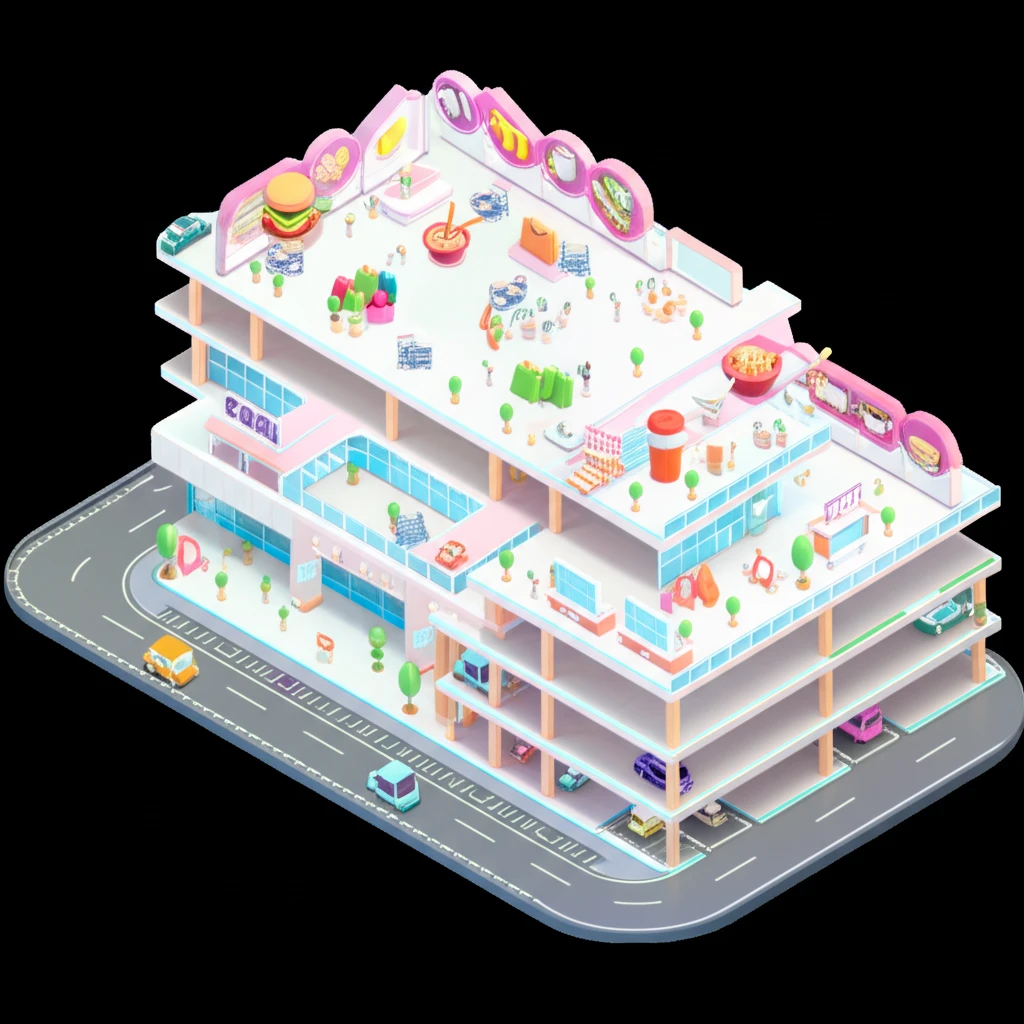 부천역사 쇼핑몰 및 이마트 주차장 입구 전경