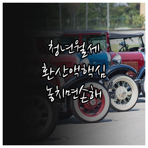 청년월세지원 조건과 보증금·월세 환산액 계산